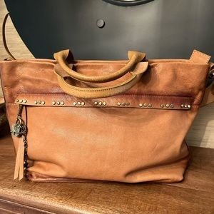 We The Free Leather Tote